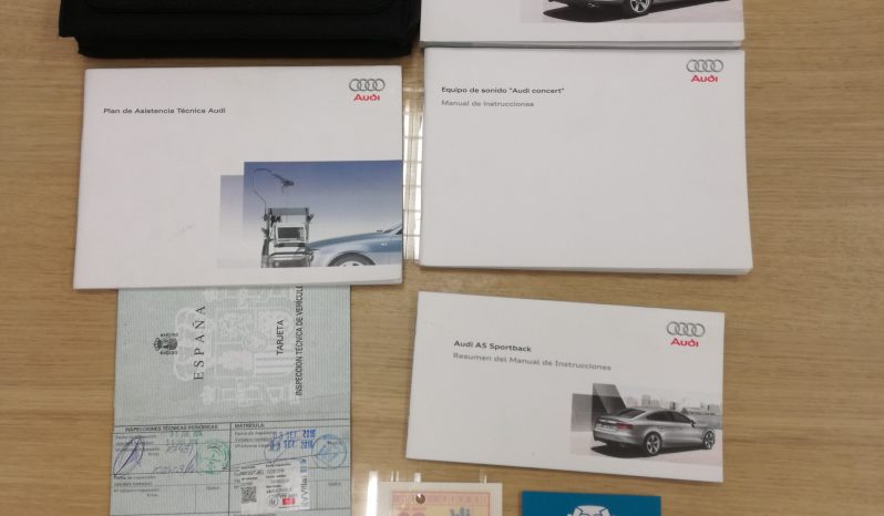 AUDI A5 Sportback 2.0 TDI 170cv DPF 5p. lleno